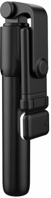 Techpunch R1S Bluetooth Remote Control 360 Degree Rotation Folding Bluetooth Selfie Stick(Black, Remote Included)