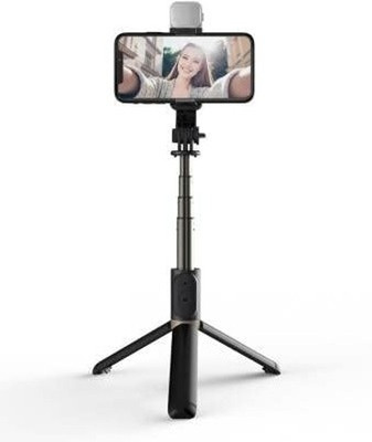 sadaya SELFIE STICK R1S Bluetooth Selfie Stick(Black, Remote Included)