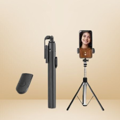 ZmiZc Bluetooth Selfie Stick(Black, Remote Included)