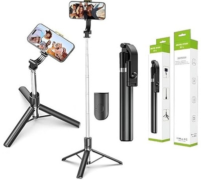 Pharaoh R1L Wireless Selfie stick and Tripod Bluetooth Selfie Stick(Black, Remote Included)