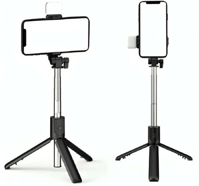 IMMUTABLE Bluetooth Selfie Stick(Black, Remote Included)