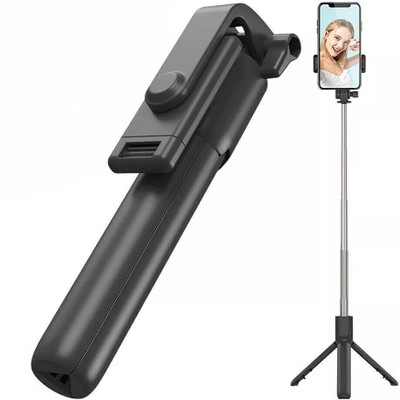 DSNS Bluetooth Selfie Stick(Black, Remote Included)