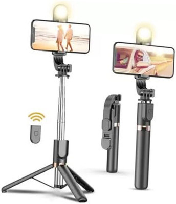 G2L Bluetooth Selfie Stick(Black, Remote Included)