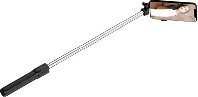 BASS BLING Portable R1 L Wireless Remote Selfie Stick with Tripod Stand extendable Upto 170 cm Tripod Bluetooth Selfie Stick(Black, Remote Included)