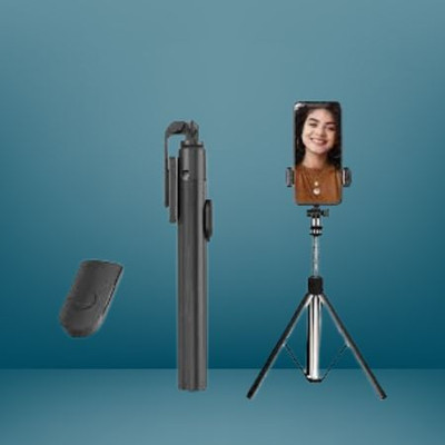 Pharaoh Bluetooth Selfie Stick(Multicolor, Remote Included)