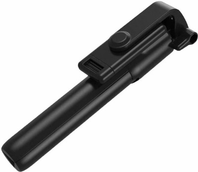 GLATOXI Bluetooth Selfie Stick(Black,silver, Remote Included)