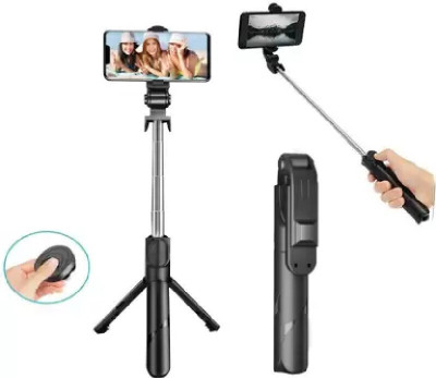 HIFY Bluetooth Selfie Stick(Black, Remote Included)