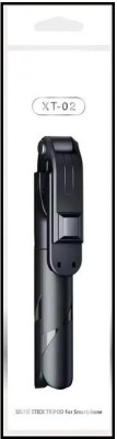ASTOUND Selfie Stick Cum Tripod for All Smartphones Bluetooth Selfie Stick(Black, Remote Included)