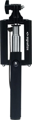 SIGNATIZE Bluetooth Selfie Stick(Black)