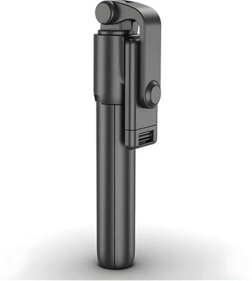 nextwave 3 in 1 Selfie Stick Tripod Stand Rechargable LED Light with Two Brighness Levels for Make up, Selfie & Photo Shoot Bluetooth Selfie Stick(Black, Remote Included)
