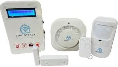 Simcotrack Wireless Smart Security System Security Sensor WiFi & GSM Dual Protection Alarm Wireless Sensor Security System