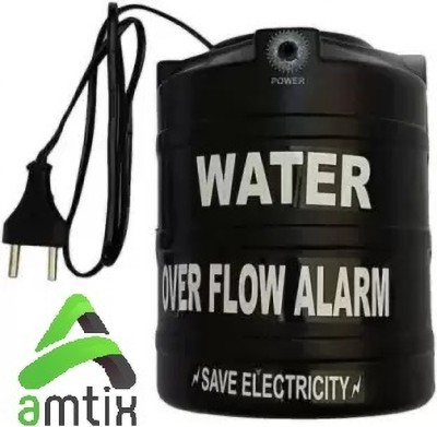 AMTIX Water Tank Over Flow Alert Alarm Sound System (Pack of 1) Wired Sensor Security System