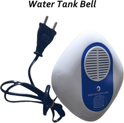 Rosario Water Overflow Alarm with LED Display White Color with Voice & Alarm Sound Wired Sensor Security System