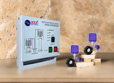 AdonElectronics Water Level Controller with 2 Float Sensors & Alarm Features for Up & Down Tank Wired Sensor Security System