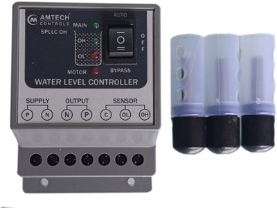 Amtech Controls Water level indicator & controller with 3 sensor Wireless Sensor Security System