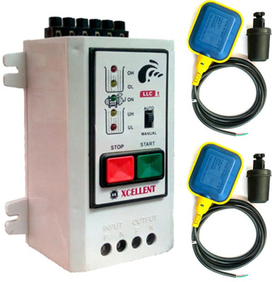 XM-INDIA Automatic water level controller with 2 cable float switch sensors having 3 meter wire length Wired Sensor Security System