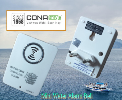 SAHU CONA Mini Automatic Water Tank Overflow Alarm Bell [ Hindi Language ] Wireless Sensor Security System