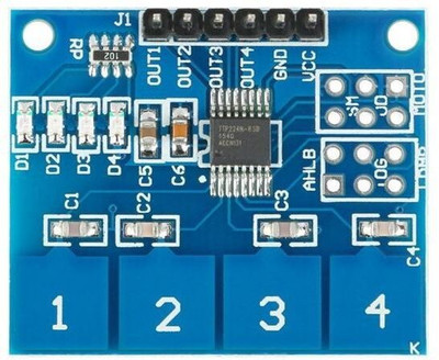 Maxwell TTP224 4-Channel Motion Detector Sensor