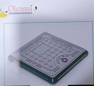 Oleanna ( 18 X 18 ) Manhole Cover ( FRP) 5 Tons Capacity|Chamber Cover|Long Life Septic Tank(5 gal)