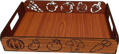 SRE Enterprises 0052 Tray Serving Set(Pack of 1)