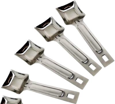 Dynore Steel Serving set Spoon silver pack of 6_New26 Spoon Serving Set(Pack of 6)