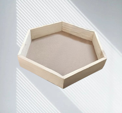 SAINI INDUSTRY hexagonal serving tray Tray Serving Set(Pack of 1)