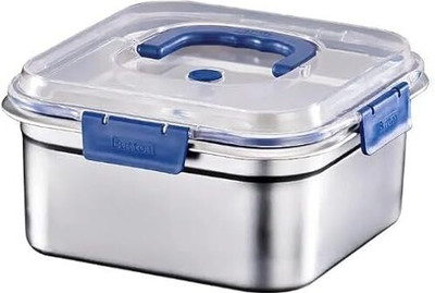 NBUKT Stainless Steel Food Storage Container, 1800ml Storage Box with Handle Container Serving Set(Pack of 1)