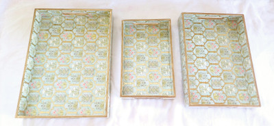 Atharcon KT-TRAY-005 Tray Serving Set(Pack of 3)