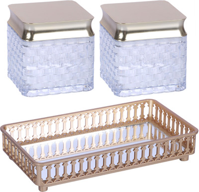 Jaypee Plus Plastic Utility Container  - 500 ml(Pack of 3, Gold)