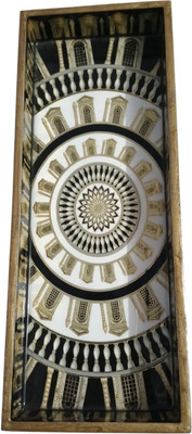 Safdar Enterprises Safdar Enterprises Decorative Tray Tray Serving Set(Pack of 1)