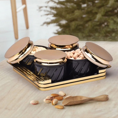 Selvel SELVEL Elegance 4pc Serving Set Tray Serving Set(Pack of 4)