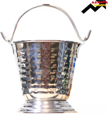 Aashita enterprise Stainless Steel Serving Bucket for Serving Items Like Daal , Rasaam Gravy Bucket Serving Set(Pack of 1)