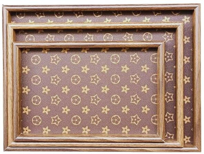 ShoppersHub PNQ Tray Serving Set(Pack of 3)