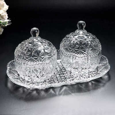 Prachi Enterprise Tray Serving Set(Pack of 2)