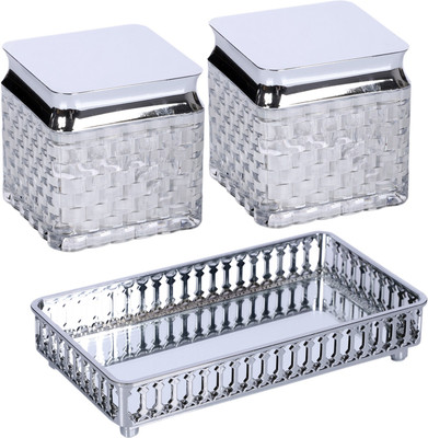 Jaypee Plus Plastic Utility Container  - 500 ml(Pack of 3, Silver)