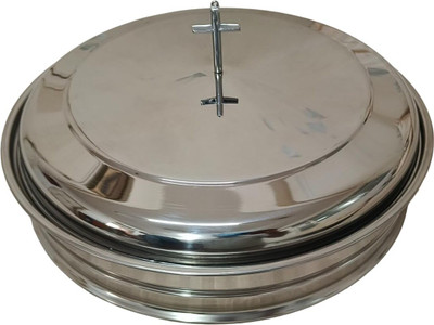 JAYCO Single Bread & Cups Communion Set Tray with Lid | Compact, Ring-Free Design Tray Serving Set(Pack of 1)
