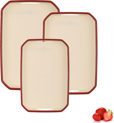 Trueware Oyster Tray Serving Set(Pack of 3)