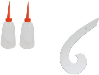 Kunfaya Combo Of 2 Machine Oil Bottle + 1 Armhole French Curve Sewing Kit