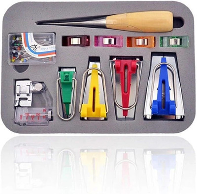 Gemsy Bias tape makers machine box set Sewing Kit
