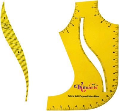 Kitoarts French Curve Scale,Tailoring curves,French curve scale set For Tailoring 2 Curve Sewing Kit
