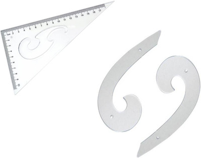 Crafts Haveli Tailoring Combo 2 Items L Curve Scale & Armhole Curve 2pc Sewing Kit