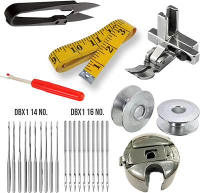 SSS COMBO INCHTAPE, SEAM RIPPER, BOBBIN, BOBBIN CASE, DB1 NEEDLE, CUTTER AND T3 FOOT Sewing Kit