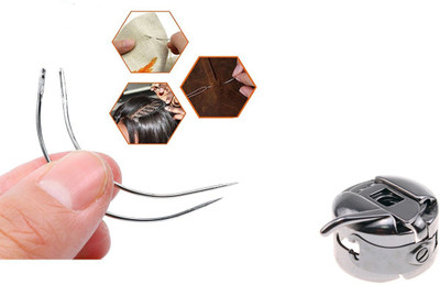Crafts Haveli Tailoring Combo 2 Items Curved Needle 2pc & Bobbin Case Sewing Kit