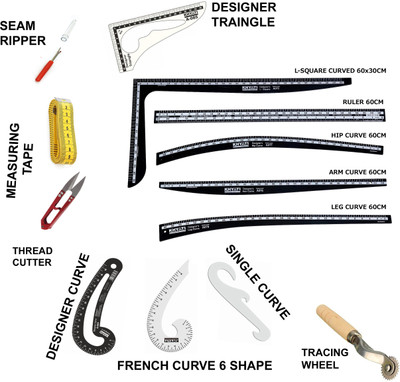Kitoarts Tailoring Scales,Tailoring Tools,Tailoring Accessories,Tailoring Materials Sewing Kit