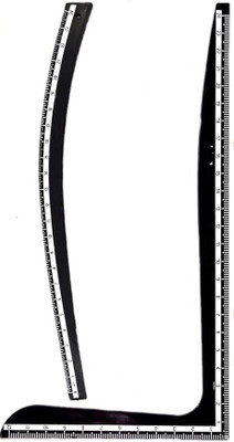 NTGS Fashion Designing Tailoring 1pc Hip Curve and 1pc L scale Combo 24 inch Ruler Sewing Kit