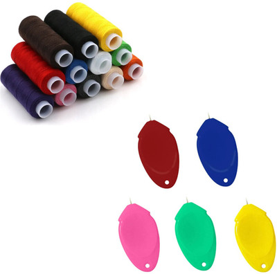 Crafts Haveli Sewing Thread 12pc & Needle Threader New 5pc Sewing Kit