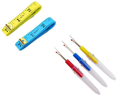 Crafts Haveli Tailoring Combo 2 Items Measuring Tape-2 & Seam Ripper-3 Sewing Kit