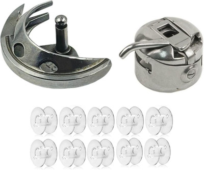 ZENITH Shuttle Bobbin Case and Plastic Bobbins Combo for Domestic Automatic Machines Sewing Kit