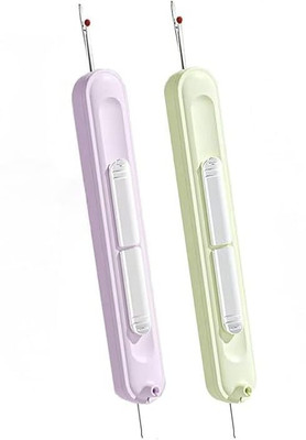 NTGS 2pcs Upgraded 2 in1 Automatic Needle Threader and Seam Ripper Sewing Kit