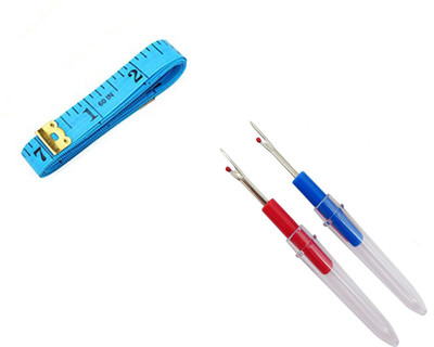 Crafts Haveli Tailoring Combo 2 Items Measuring Tape-1 & Seam Ripper-2 Sewing Kit